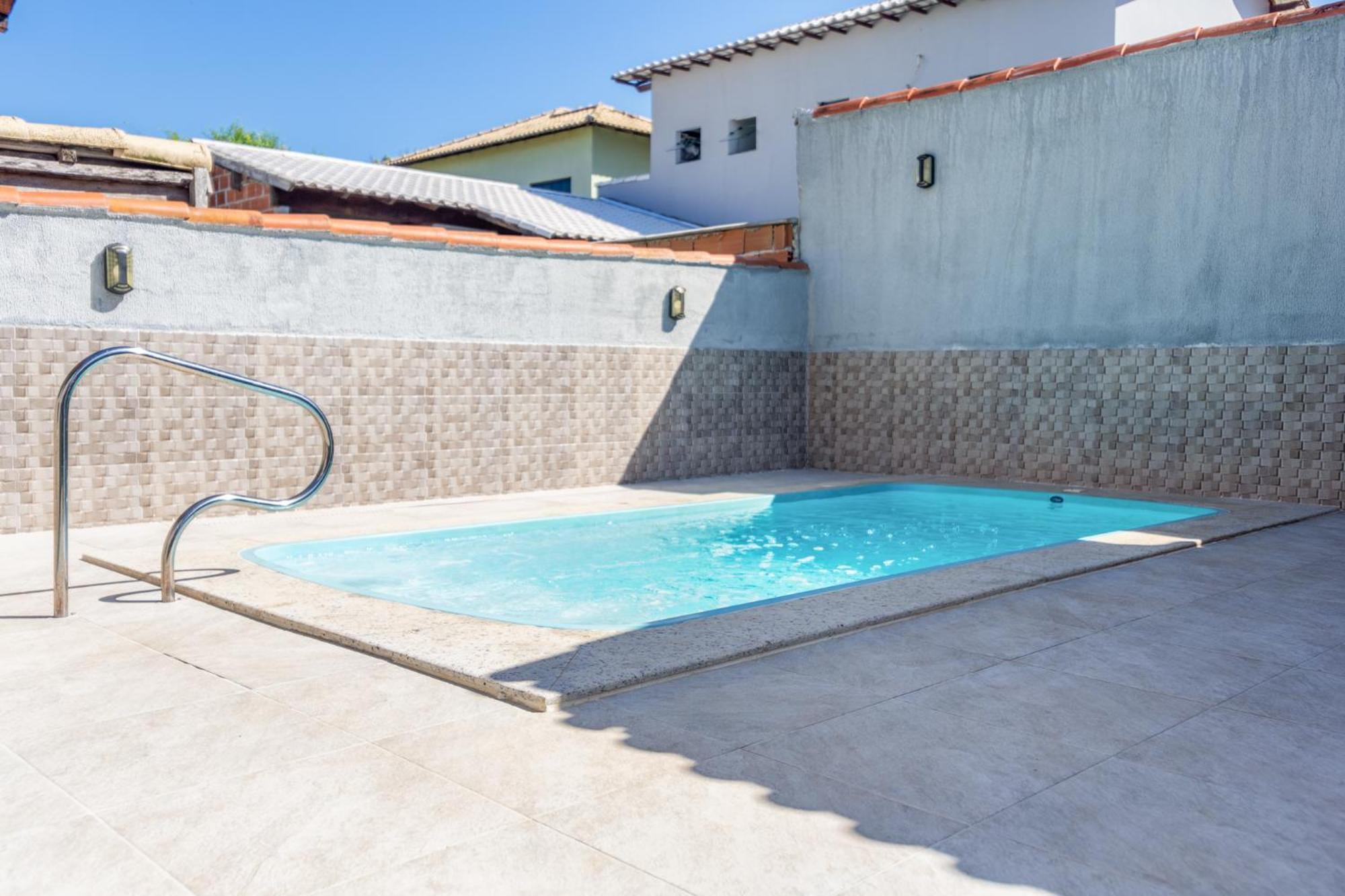 Refugio Tropical Casa De Praia Com Piscina Aquecida E 4 Suites E Garagem 3 Carros, 800 Mtrs Da Praia Internet 700 Mbps, Condominio Privado Com Pista De Skate , Quadra De Futevolei , Campos E Quadras De Futebol! Cabo Frio Ngoại thất bức ảnh